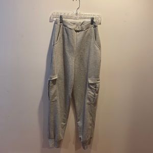 NEVER WORN Nasty Gal Light Grey Joggers